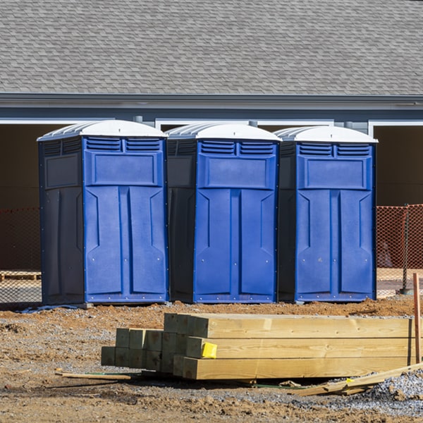 are there any restrictions on where i can place the porta potties during my rental period in Township Of Washington New Jersey